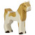 Holzfigur "Ziege", Holztiger Holzfiguren, handbemalt
