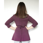 Still-Tunika, aubergine, 95% Baumwolle (kbA), 5% Elasthan L