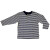 Shirt "dunkelblau/beige mit Raute + Welle" mit 2 Knöpfen vorne, 100% Baumwolle (kbA), passend u.a. zur Kollektion Zypern