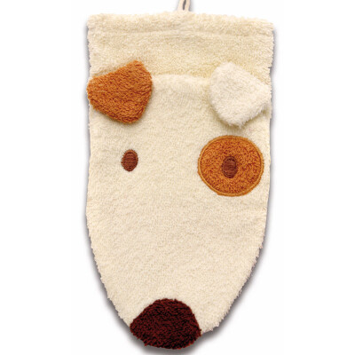 Waschhandschuh "Hund groß - Fürnis", 100% Baumwolle (kbA), Frottee - zum Spielen und Waschen