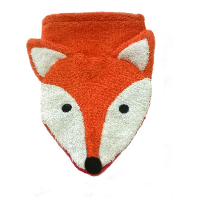 Waschhandschuh "Fuchs groß - Fürnis", 100% Baumwolle (kbA), Frottee - zum Spielen und Waschen