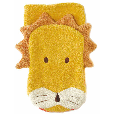 Waschhandschuh "Löwe groß - Fürnis", 100% Baumwolle (kbA), Frottee - zum Spielen und Waschen