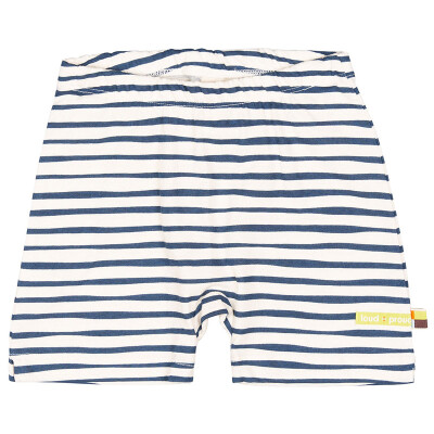 Shorts°° "ULTRAmarineblau/natur - Tigerstreifen" kurze Hose, 100% Baumwolle (kbA), marinefarben 62/68