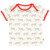 T-Shirt "Leopard olive", "100%" Baumwolle (kbA), olivegrüner Druck, cayennerot abgesetzt