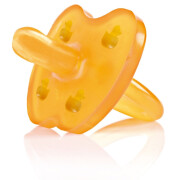 Schnuller "Hevea Ente oval-symmetrisch 3-36", Naturkautschuk, ovale Kirsche ab 3 Monate