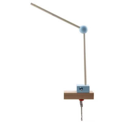 Mobile-Halter "mit hellblau" aus Holz, natur + hellblau, klein, - Dekorationsartikel - kein Spielzeug - ca. 35cm hoch