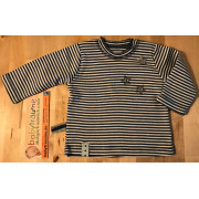 Shirt "navy-gestreift mit Stern - pimp das Shirt", 100% Baumwolle (kbA) - TierApplikation nicht inkl.