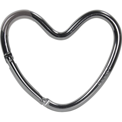 Dooky Heart Hook - Silber, Aluminium