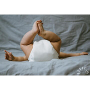 EasyFree Windel "naturweiß S organic" Popolini - Interlock S: ca. 2,5-6 kg