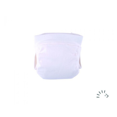 EasyFree Windel "naturweiß L organic" Popolini - Interlock L: ca. 9-15kg