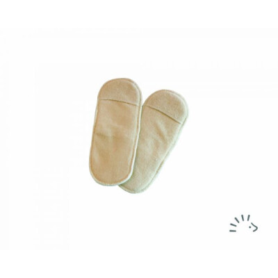 Booster-Einlage S im Doppelpack (z.B. für EasyFree Windel) Popolini, außen: 100% Baumwolle (kbA) S: ca. 2,5-6 kg