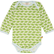 Body "Wale - grün auf natur", hellbalues...