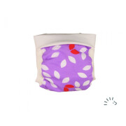 EasyFree Windel "Leaves violett - Blätter organic" Popolini M: ca. 5-10 kg