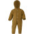 Winteroverall "Engels safran meliertes Kuschel-Schaf", Fleece, 100% Wolle (Schurwoll-Fleece aus kbT-Schurwolle), safran melange 62/68