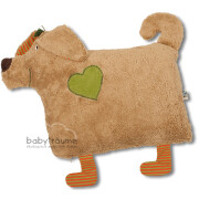 Kuschelkissen "Hund" Hirsespelz, hellbraun,...