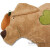 Kuschelkissen "Hund" bio-Hirsespelz, 100% Baumwolle (kbA), hellbraun, 30x46 cm²