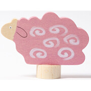 Geburtstagsstecker°° "rosa liegendes...