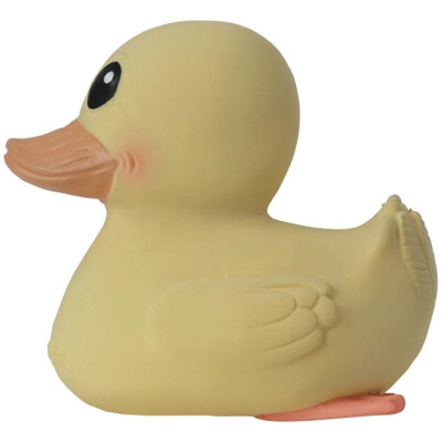 Bade-Ente "heveas gelbe Ente Kawan mini - Eggnog Yellow" Spielzeug- + Badeente, Naturkautschuk