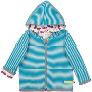 WendeJacke "Streifen petrol/ Ameisen:...