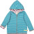 WendeJacke "Streifen petrol/ Ameisen: orchidee", 100% Baumwolle (kbA) 62/68
