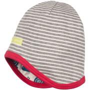 Wendemütze "Streifen grey (grau) - innen:...