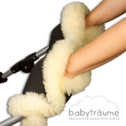 Kinderwagen-Muff "Erdmännchen", Schaffell,...