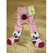 Strumpfhose "Marienkäfer" rosa, 98%...
