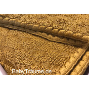 Wolldecke "curry", 100% Wolle (kbT aus...