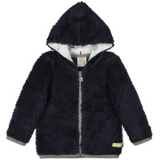 Plüsch-Jacke "mitternachtsblau +...