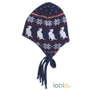 Strickmütze "marine mit Pinguinen",...