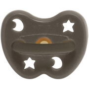 Schnuller "Hevea rund Shiitake Grey (grau)",...
