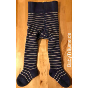 Strumpfhose "Frottee denim-gestreift...