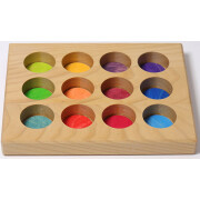 Sortierbrettchen "für 12 Regenbogenfreunde oder...