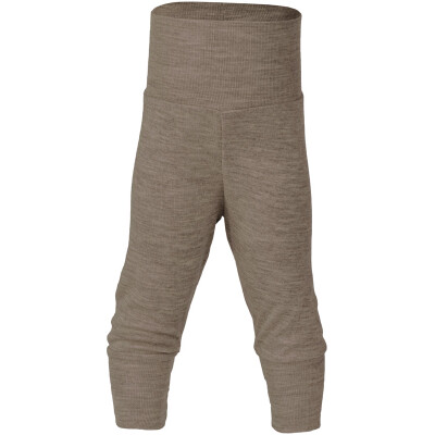 BundHose, lg., 70% Wolle (kbT) / 30% Seide, walnuss-meliert