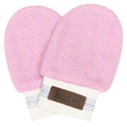 Kratzfäustlinge "sunsetpink/natur -...