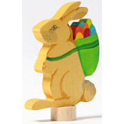 Geburtstagsstecker "Hase mit Korb - Osterhase",...