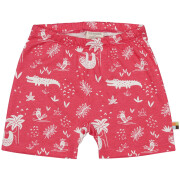 Shorts "Krokodile + Faultiere azalee/natur -...