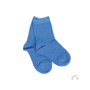 Socken "hellblau", 98% Baumwolle (kbA)/2% Elasthan