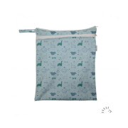 Wetbag "Dinos"= Windelsack mit 2 Fächern +...