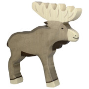 Holzfigur "Elch - Waldtier", Holztiger,...