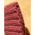 Babyhüftwärmer "Kragen altrosa" bzw. Schalkragen für Kinder, 100% Wolle (Baby-Alpaka), 25cm hoch