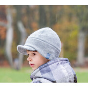 Mütze Walk "grau mit Cappy",Walk (grau):...