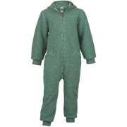 Wollwalk-Overall jade mit Reißverschluss - Engel