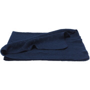 Baby-Strickdecke "Sissi", Wolle/Seide, marine