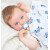 Mulltuch-2-er Pack "Bio-Meerestiere", Musselin