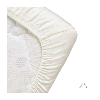 Spannbettuch "iobio Single Jersey ecru-white 60x120-70x140cm²"