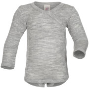 Wickelbody "hellgrau melange - Wickelbody", 70%...