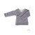 Wickel-Jacke "graues zweilagiges Nicky-Schlüttli", Nicky, 100% Baumwolle (kbA)