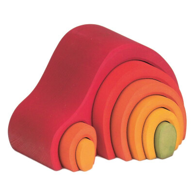 Bogen-Haus°° "rot/orange Bögen" 8 Teile - Glückskäfer-Doppel-Regenbogen