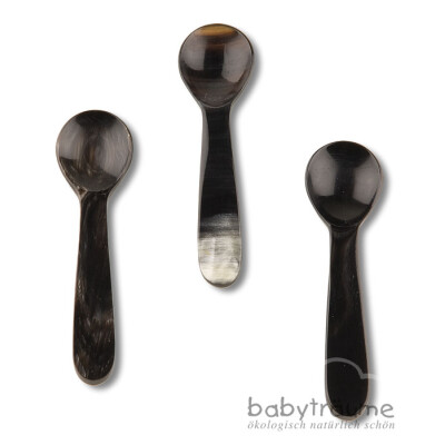 Baby-Hornlöffel/Eierlöffel (mini), 8cm, 1 Stück